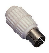 Elix - 9,5 mm coaxiale vrouwelijke stekker met schroefverbinding - 34068