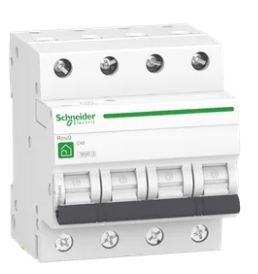 Schneider - : automaat 4P 40A 400V C 3KA - R9F64440