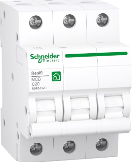 Schneider - : automaat 3P 20A 400V C 3KA - R9F64320
