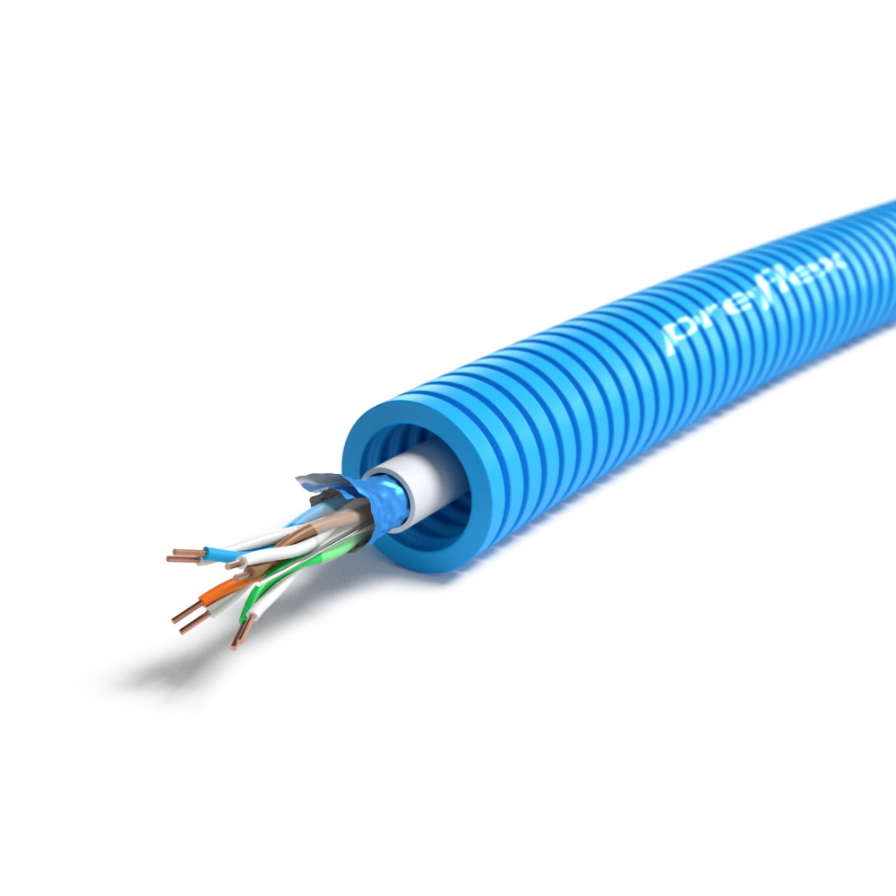 Preflex - 16mm+F/UTP Eca CAT5E R100 - 1234000542