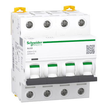 Schneider - : Automaat iC60H 4P 10A C - A9F89410