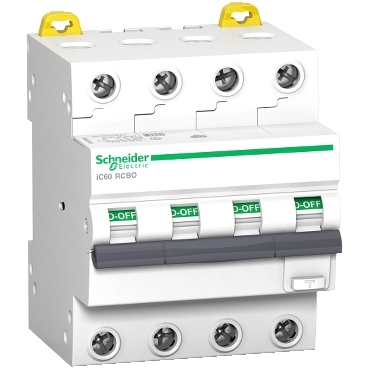 Schneider - IC60 VIGI 4P 16A 30MA C 6KA - A9D67416