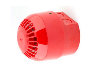 Inim - IS0010RE Conventionele sirène IP65 rood - 50005198