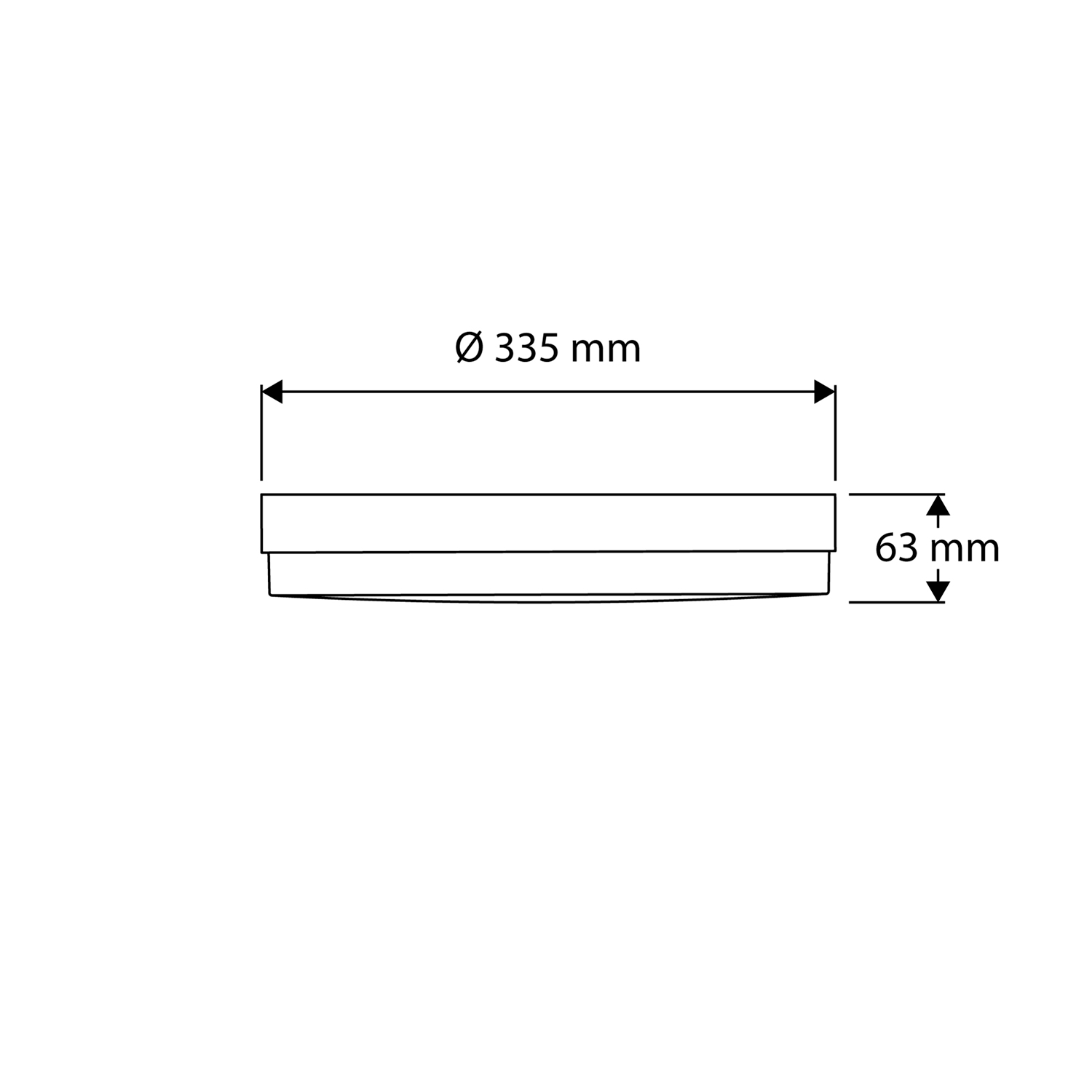 Prolumia - Prodisc III, opbouw, Ø 335 mm, max 24.5 W, SenseLink sensor - 40008373