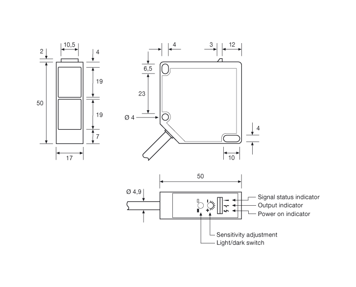 Telco - SPP difuse proximity fotocel - 0492002800