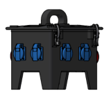 Bals - Draagbare combinatiekast 16A met 6 stopcontacten - COMBI6955AF
