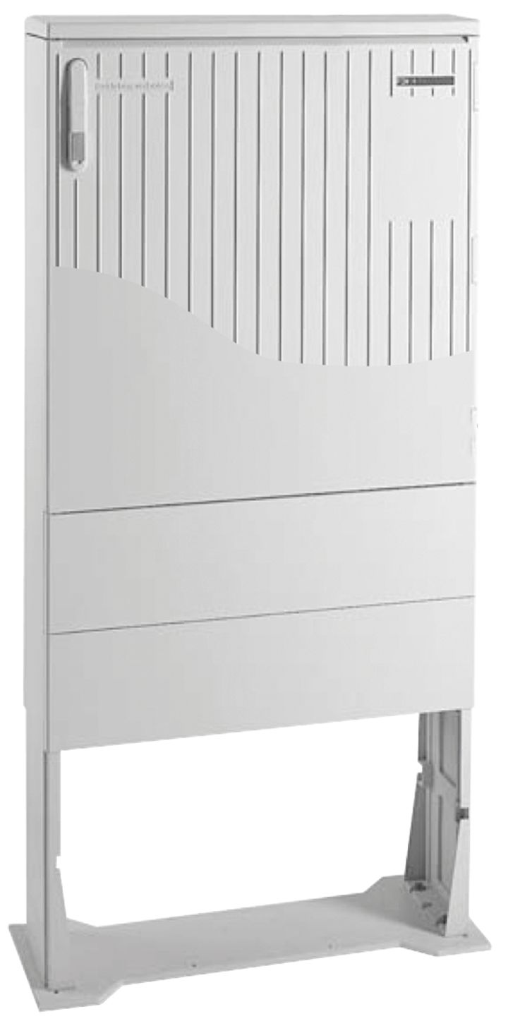 EBG - Voetpadkast DIN 0C 800x500x225 geribde deur - FCHE16C0