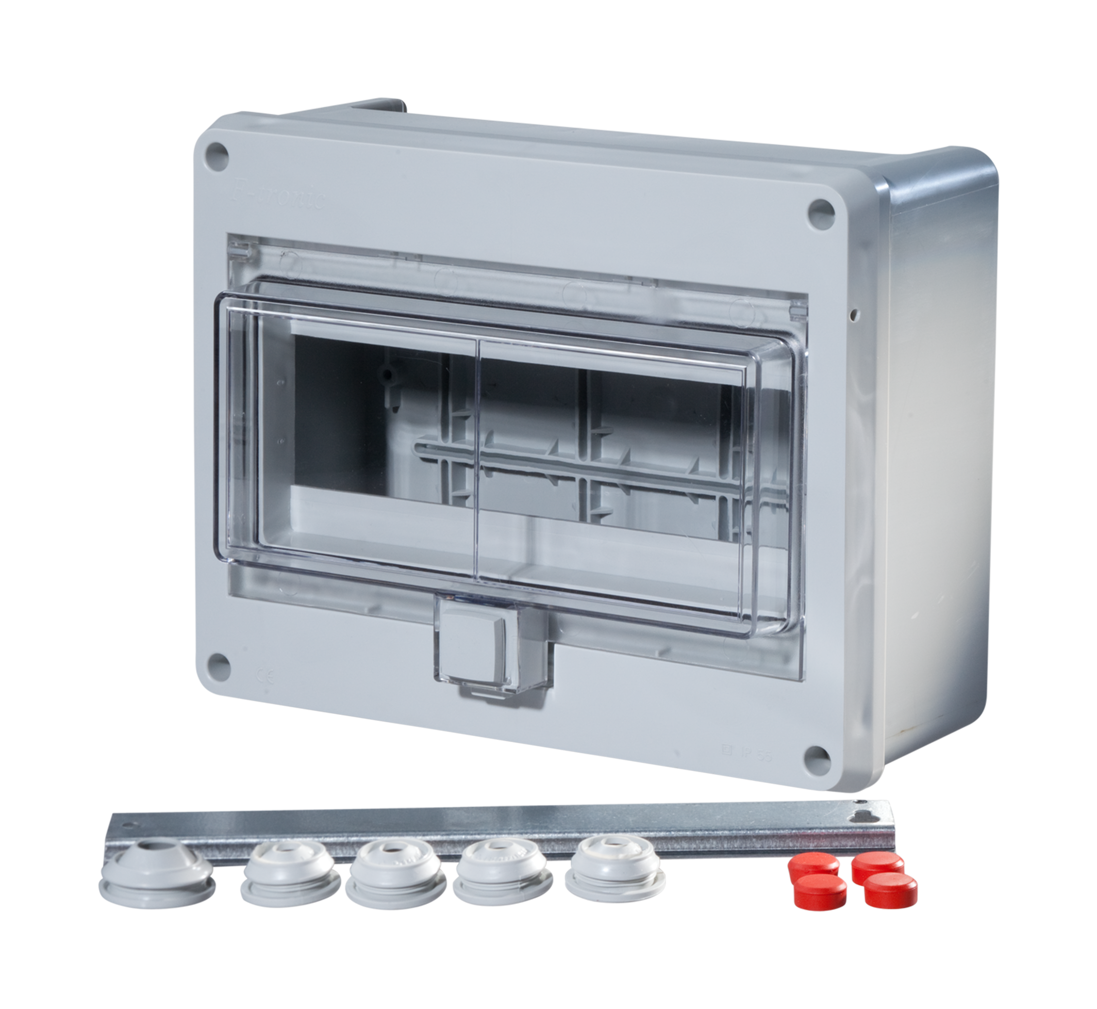 f-tronic - IP55 verdeler 1 rijig voor vochtige omgevingen 10 modules - 7240052