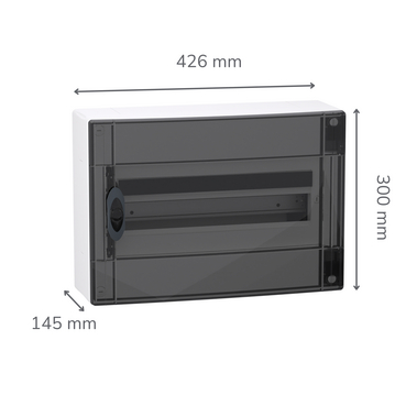Schneider - : PRISMASET XS OPBOUW 1R18M DEUR 1TB - LVSXM118