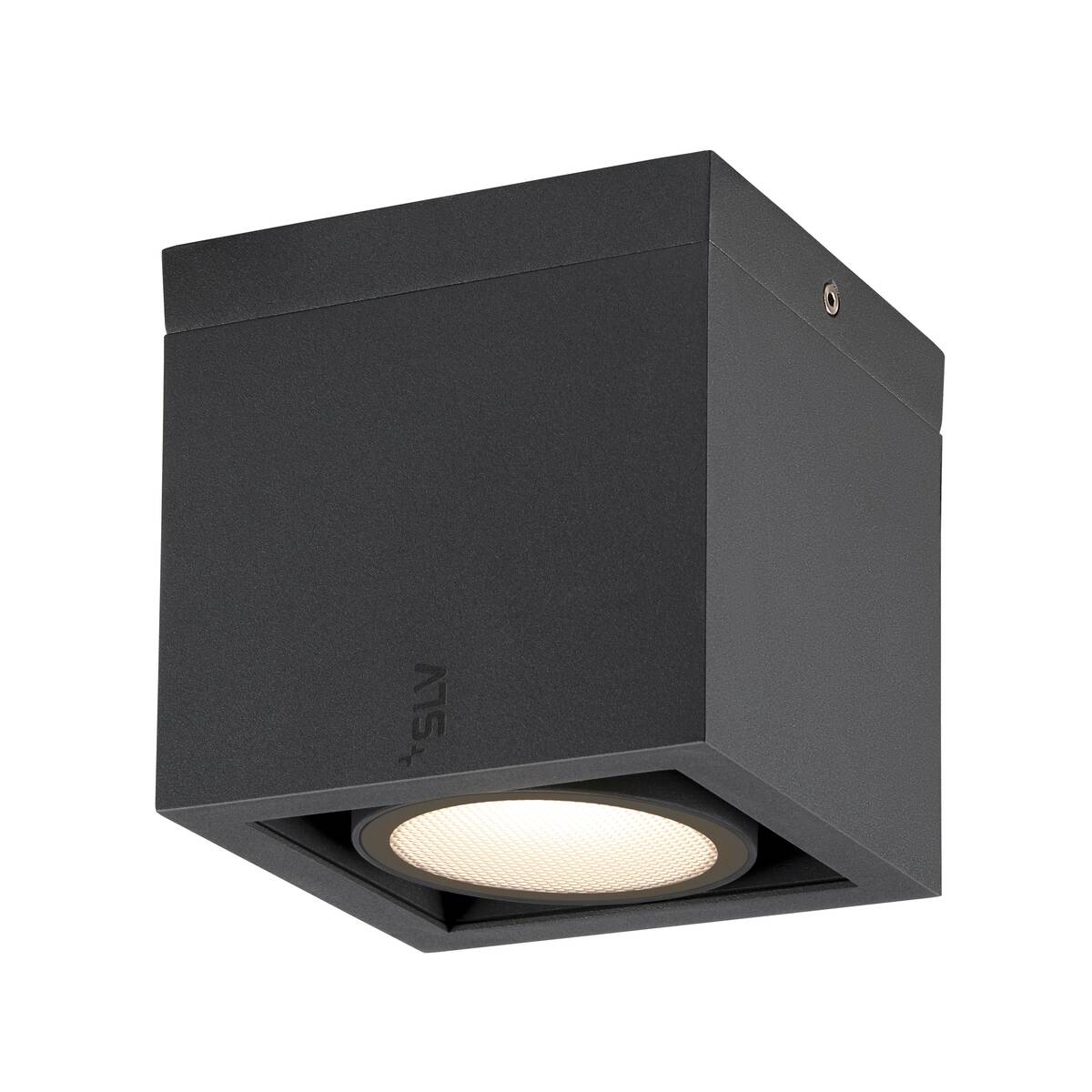 SLV - ESKINA FRAME CL single, plafondopbouwarmatuur antraciet 15 W - 1006316