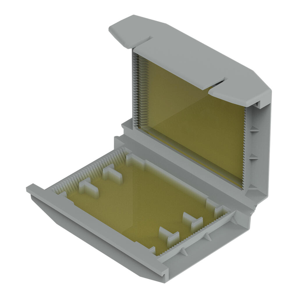 WAGO - Gelbox Doorgaande verbinding voor aders, grijs - 207-1373