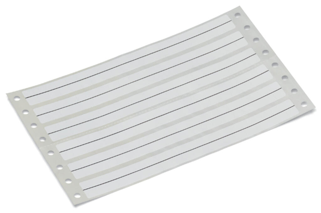 WAGO - Markeringsstrook permanent plakkend, wit - 243-110