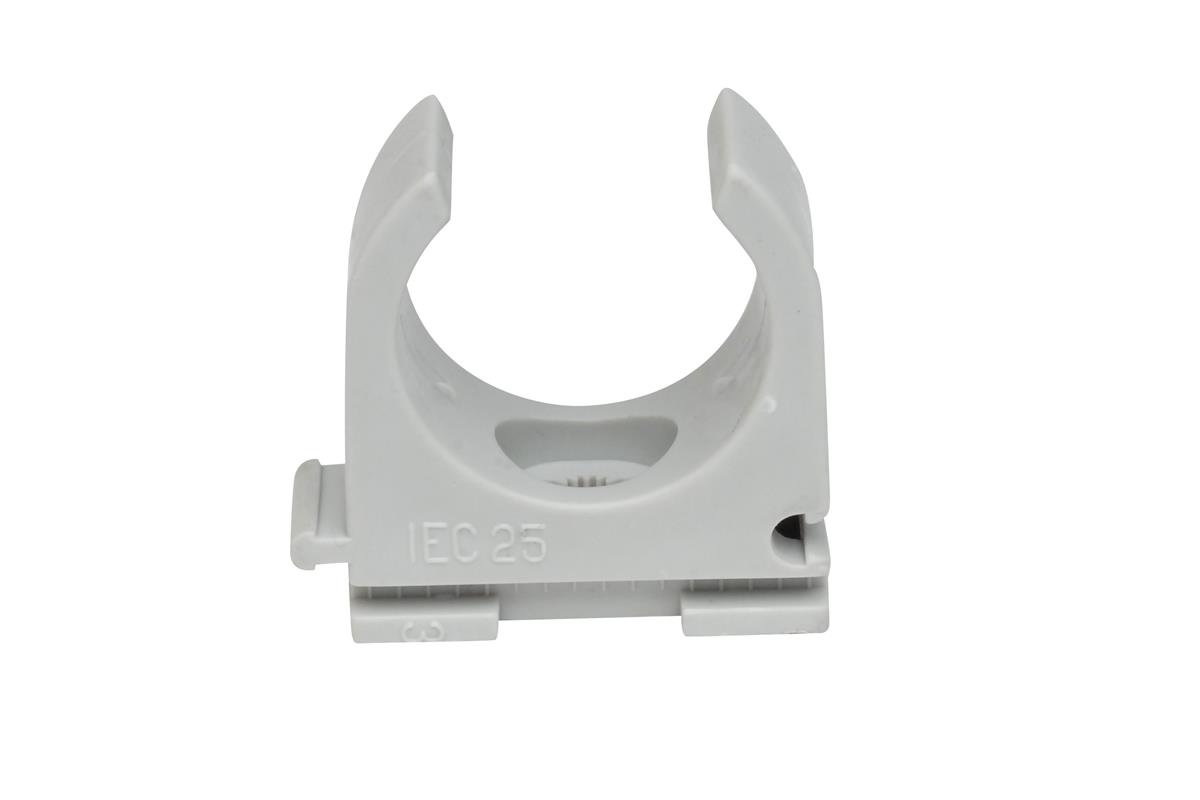JSL - Aaneenschuifbare veerklem 32 mm Grijs RAL 7037 - 209R