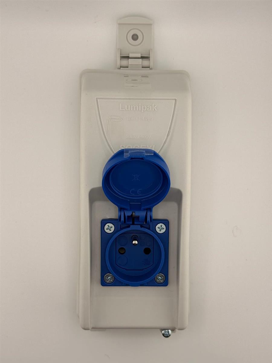 TECO - Lumipak LD aansluitkast met 16A stopcontact en automaat - LI1015