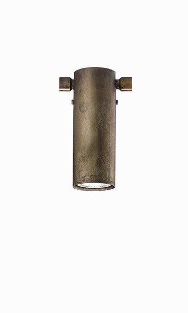 IL FANALE - CANALINE CEILING DOUBLE ENTRY DM.60 H.160 ANTIQUE BRASS - 214.04.OO