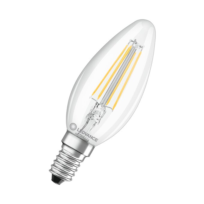 LEDVANCE - LED CLB40 4W 840 FILCL E14 P LEDV - 4099854069291
