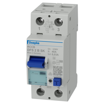 Doepke - Differentieel schakelaar DFS2 40A 0.030A 2P B SK - 09134598