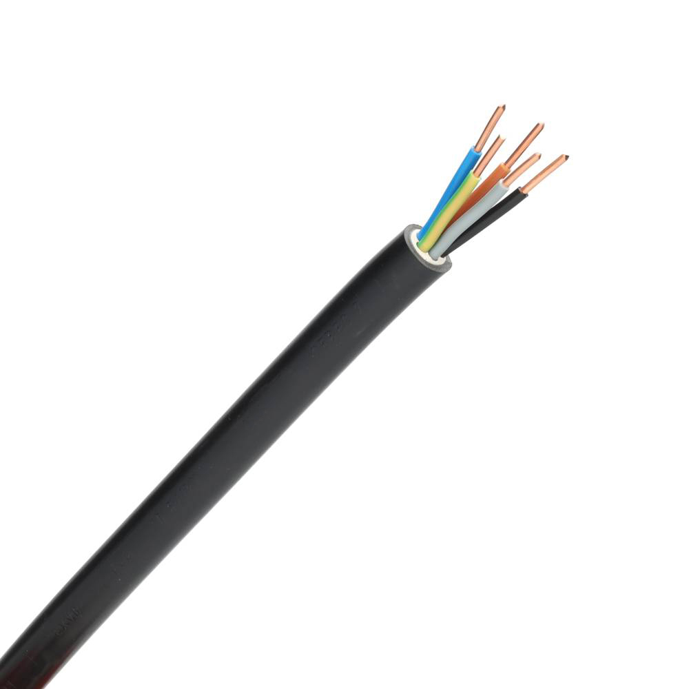 Kabel - EXVB XLPE/PVC 1kV Eca 5G6mm² installatie zwart - N213000