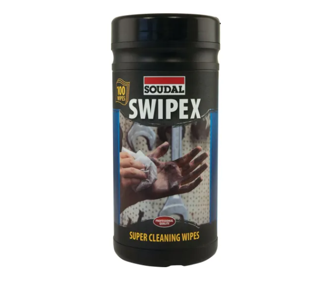 Soudal - Swipex reinigingsdoekjes voor handen, gereedschap en oppervl - SOU113551