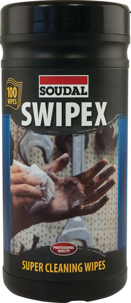 Soudal - Swipex reinigingsdoekjes voor handen, gereedschap en oppervl - SOU113551