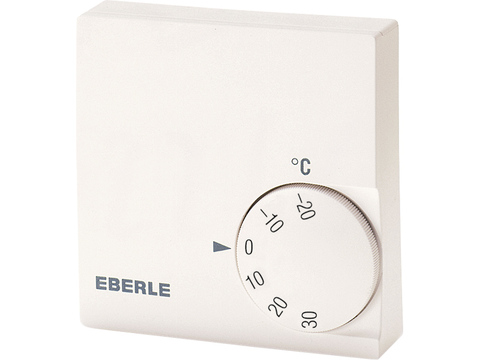 EBERLE - Ruimtethermostaat 220VAC 20° +30°C 1CO 5A - RTR-E 6704