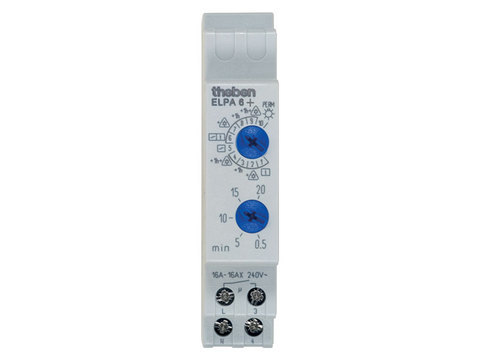 Theben - Elektronische trappenhuisautomaat 230V 50 60HZ 0,5 20/60M 1N - ELPA6 PLUS