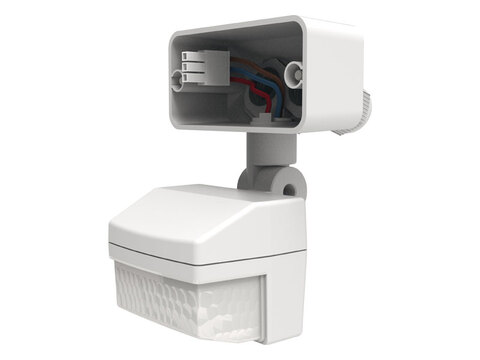 Theben - Bewegingsmelder en lichtsensor buiten WIT opbouw 180° 12m IP - 9080041