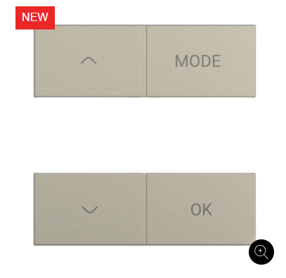 Niko - AFWERKINGSSET VOOR THERMOSTAAT, HOME CONTROL - 154-59053