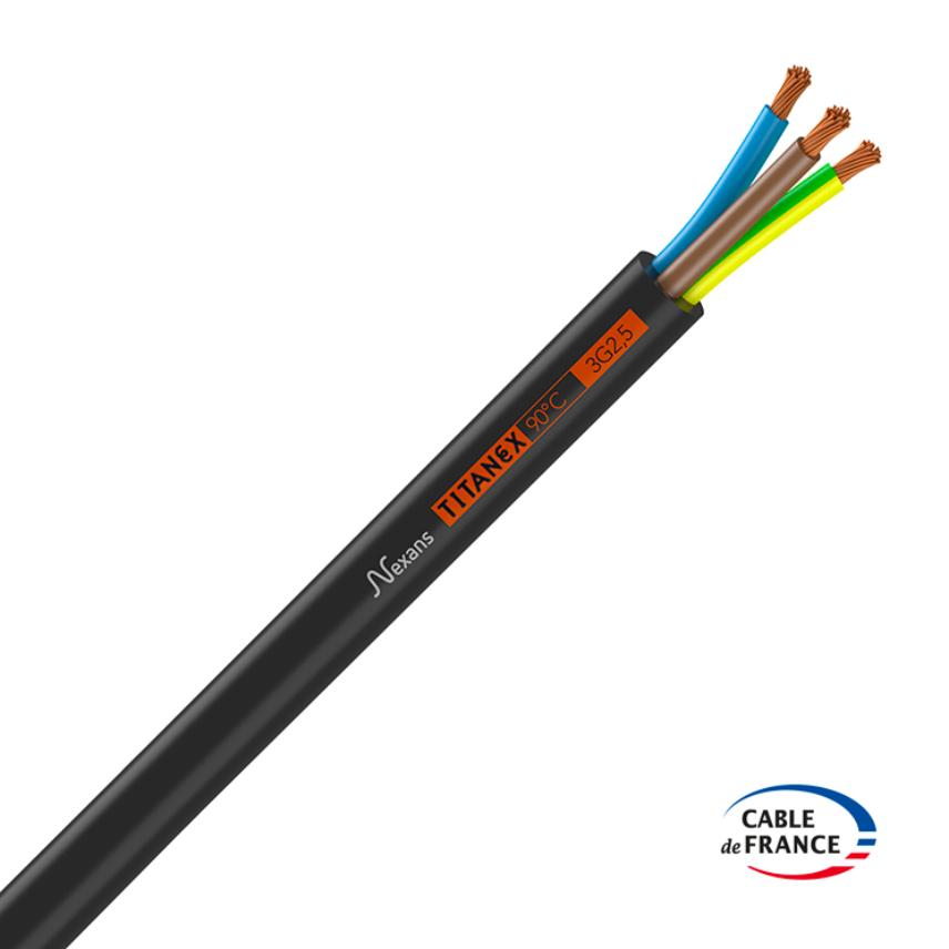 Kabel - H07RN F 3G2,5 TITANEX rol 100m - CTMB32R100