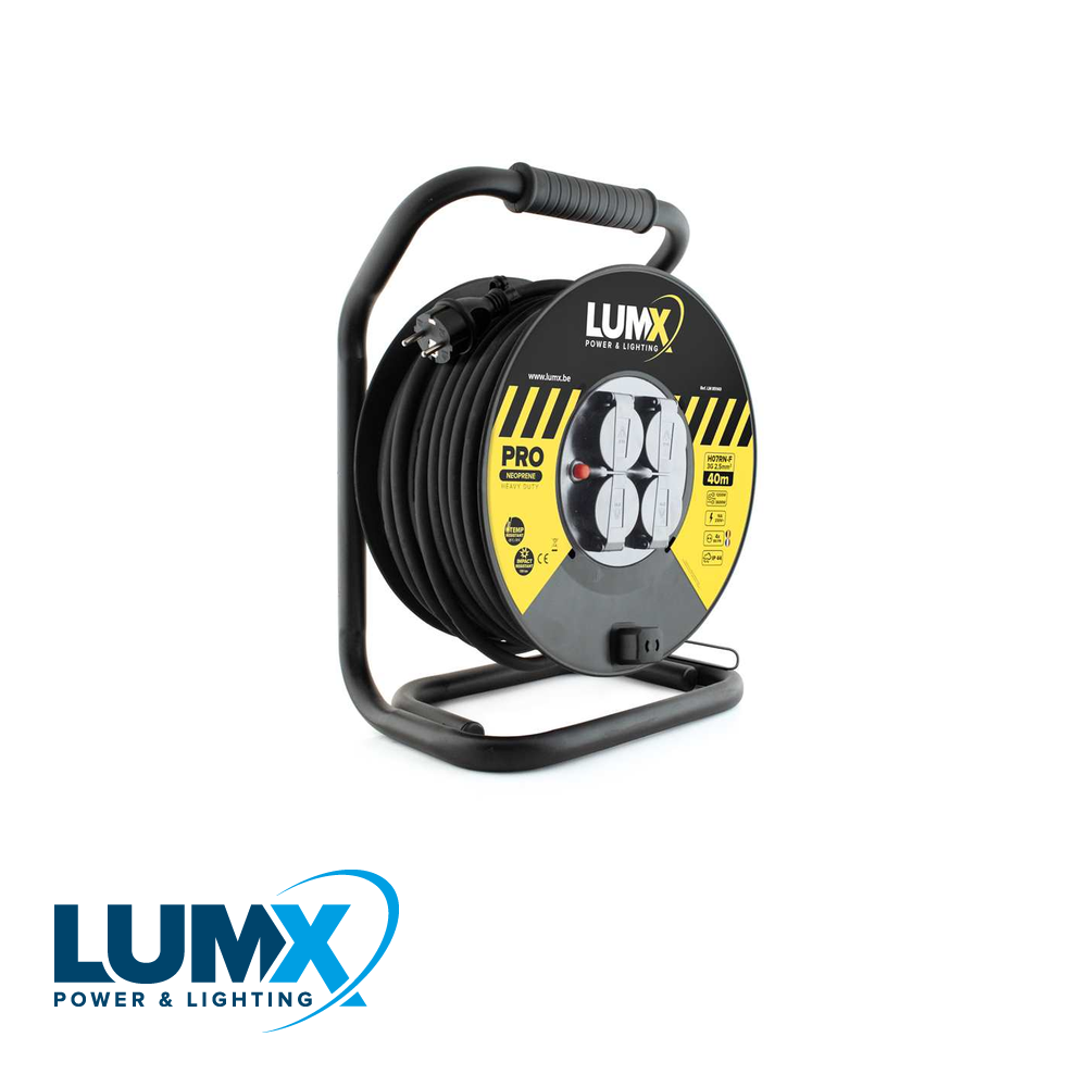 LumX - kabelhaspel PRO HO7RN F 3Gx2,5 kabel 40 m - LM 85140