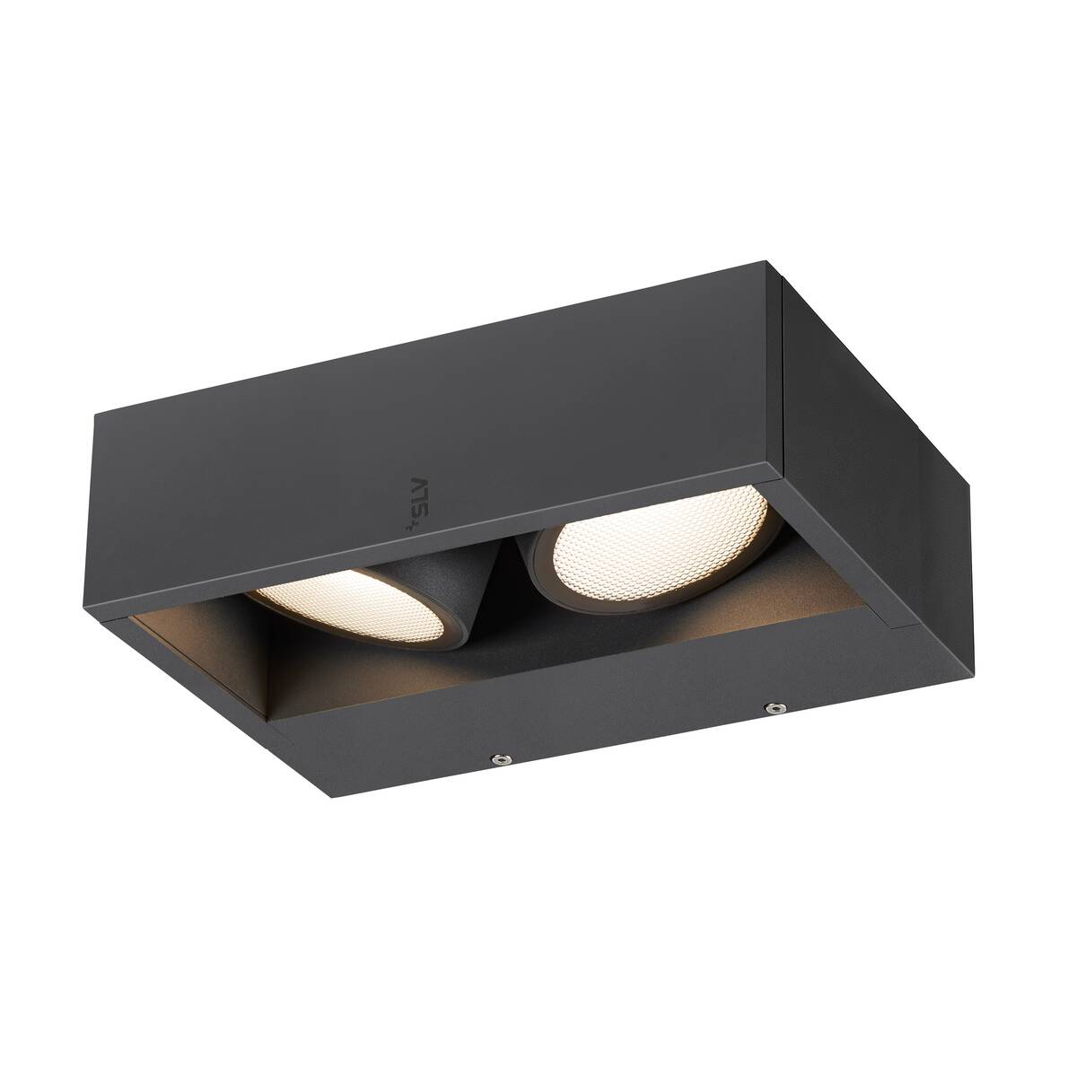 SLV - ESKINA FRAME WL double wandopbouwarmatuur antraciet 27 W - 1006314