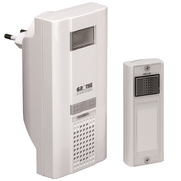 Grothe - MISTRAL 400 Draadloze gong 230V netvoeding bereik 500m - 43310