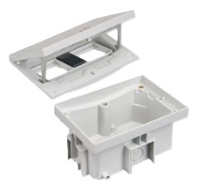 Simon - IP66 Kit vloerdoos inox met 2 K45 modules en halve K45 modul - VDESIMFB201