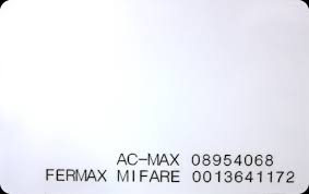 Dobiss - Badge MIFARE formaat bankkaart wit - 1033