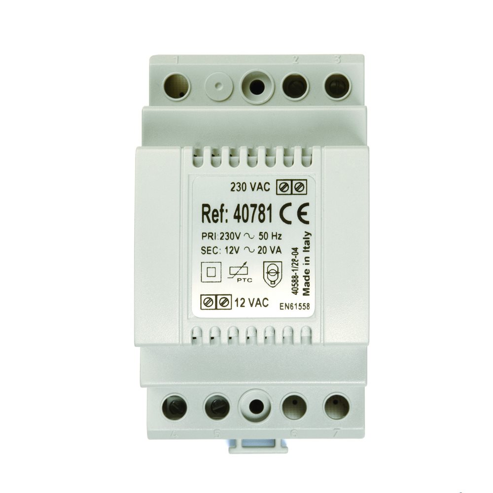 Aiphone - Deurslottransfo 12V AC 20VA - A01002012
