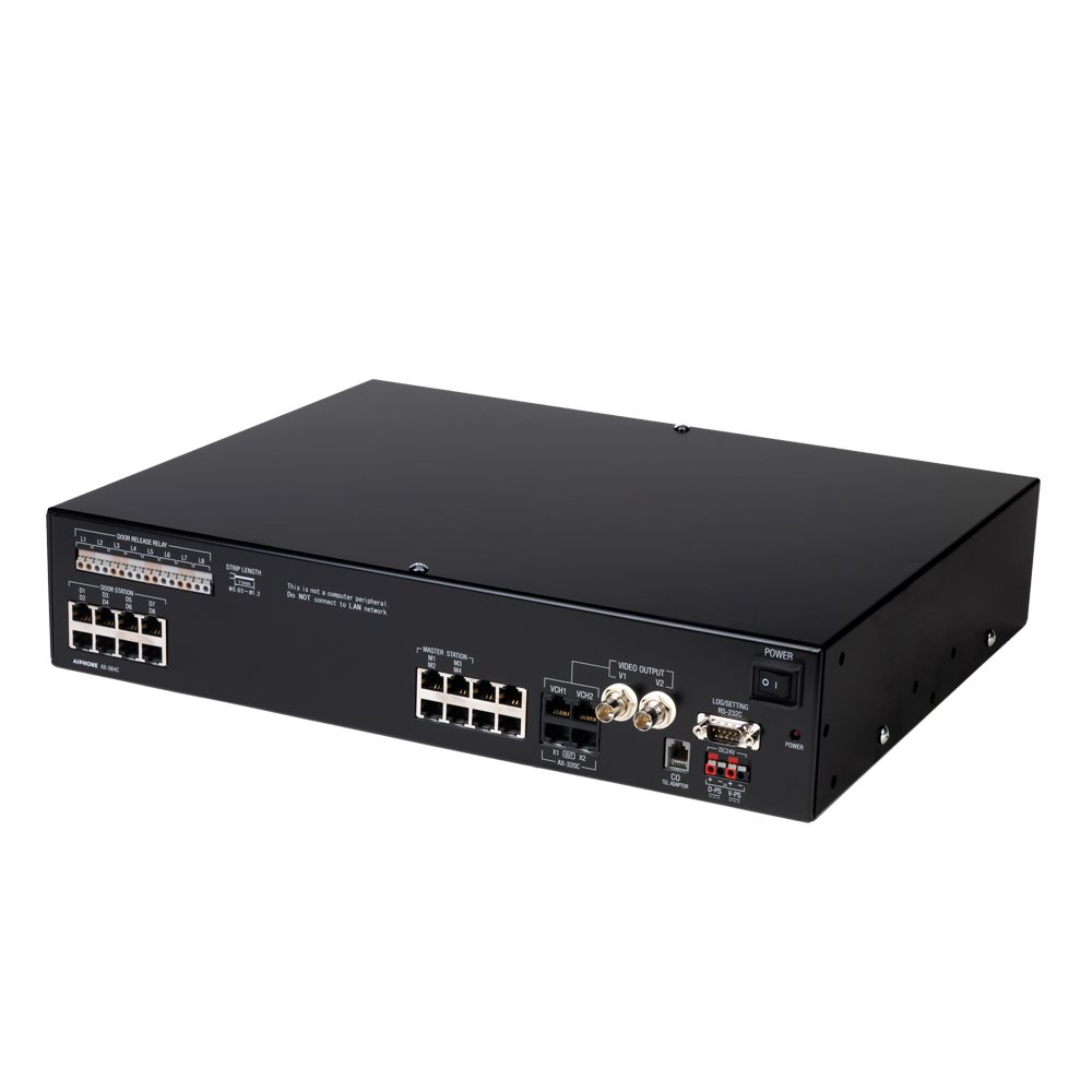 Aiphone - Centrale vr 8 deurposten/4 hoofdposten - A01007308