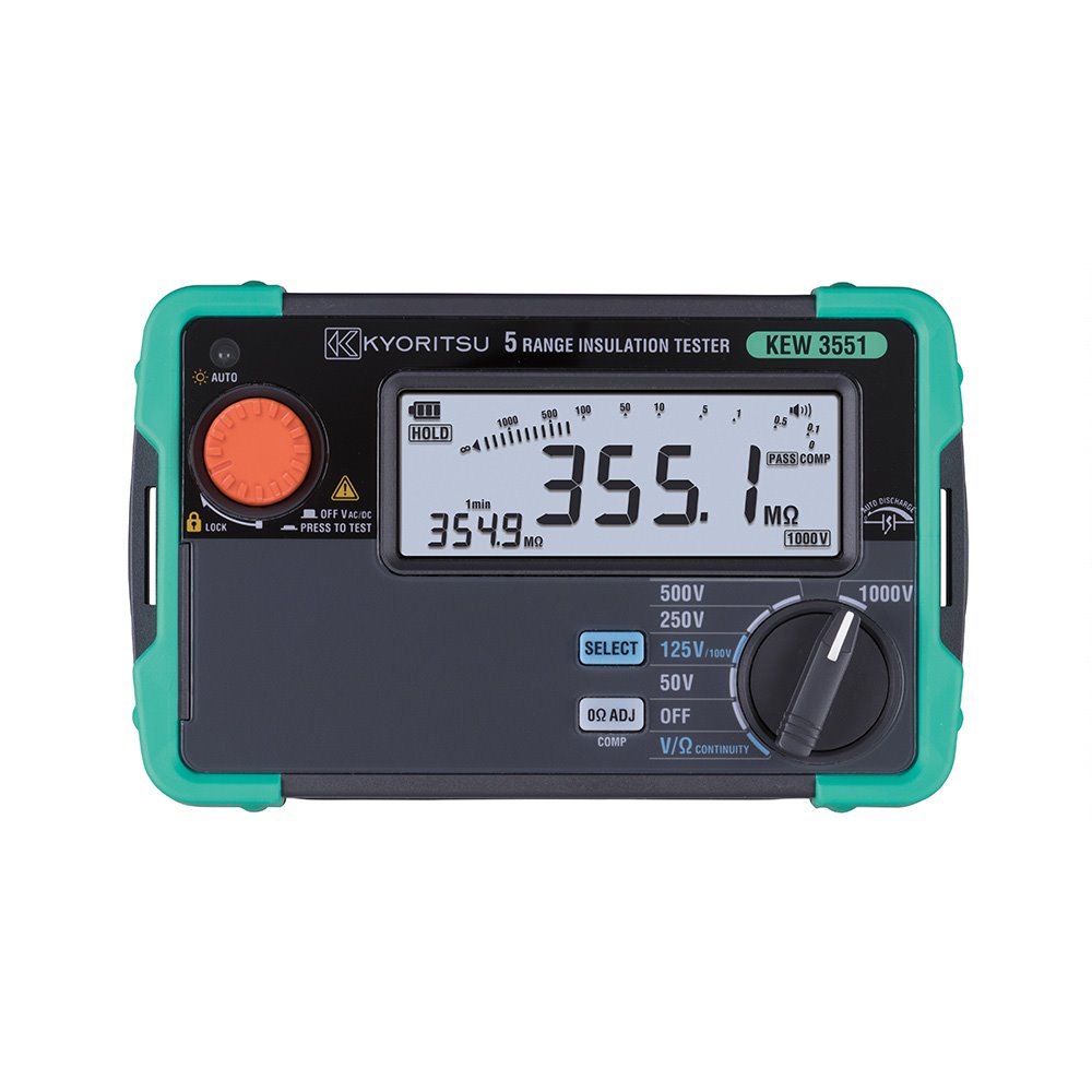 KYORITSU - Digitale isolatiemeter 50/100/125/250/500/1000V - A11004456