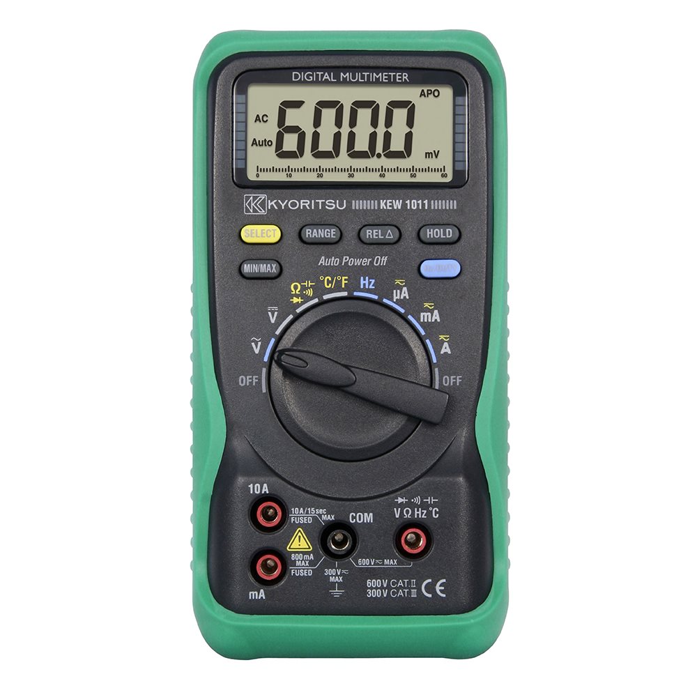 KYORITSU - Dig. multimeter VAC/DC, AAC/DC, R, f, Duty, RMS - A11004393