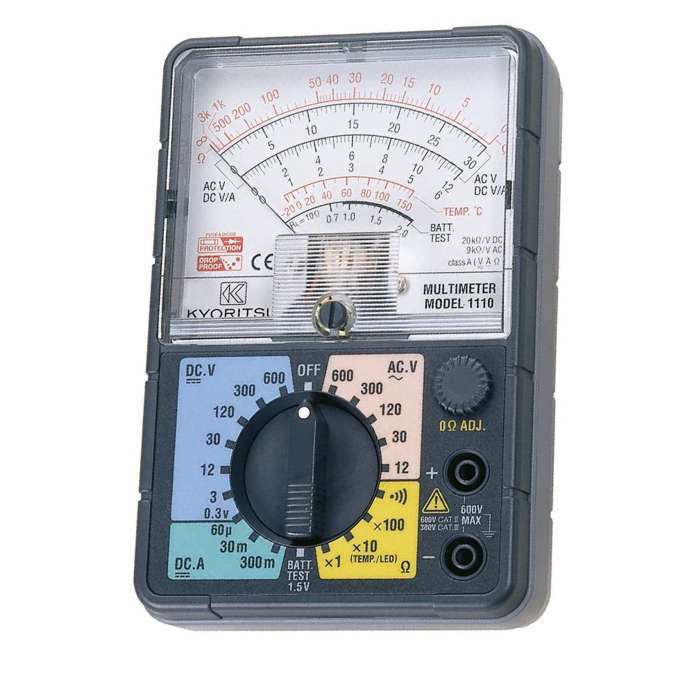 KYORITSU - Analoge multimeter VAC/VDC/AAC/ADC/Ohm/T - A11004225