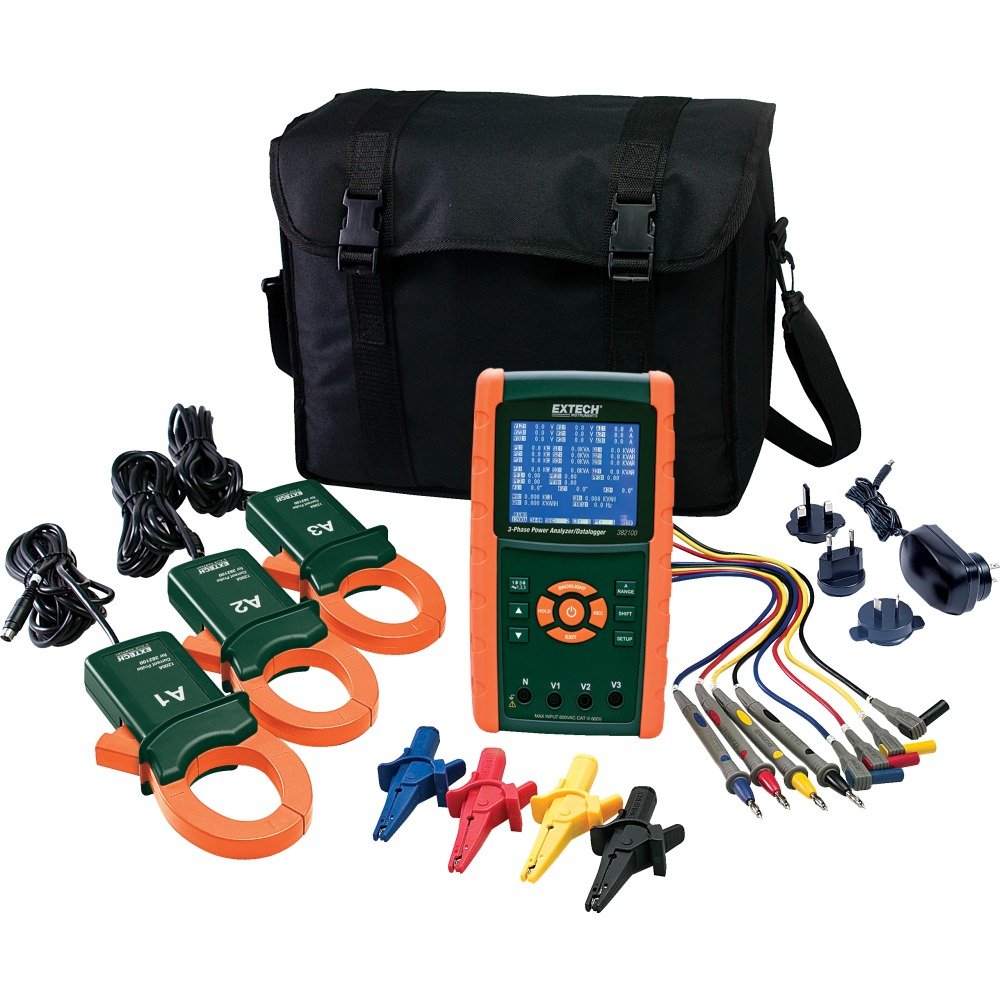 Extech - 1200A 3 Phase Power Analyzer Datalogger - A91080007