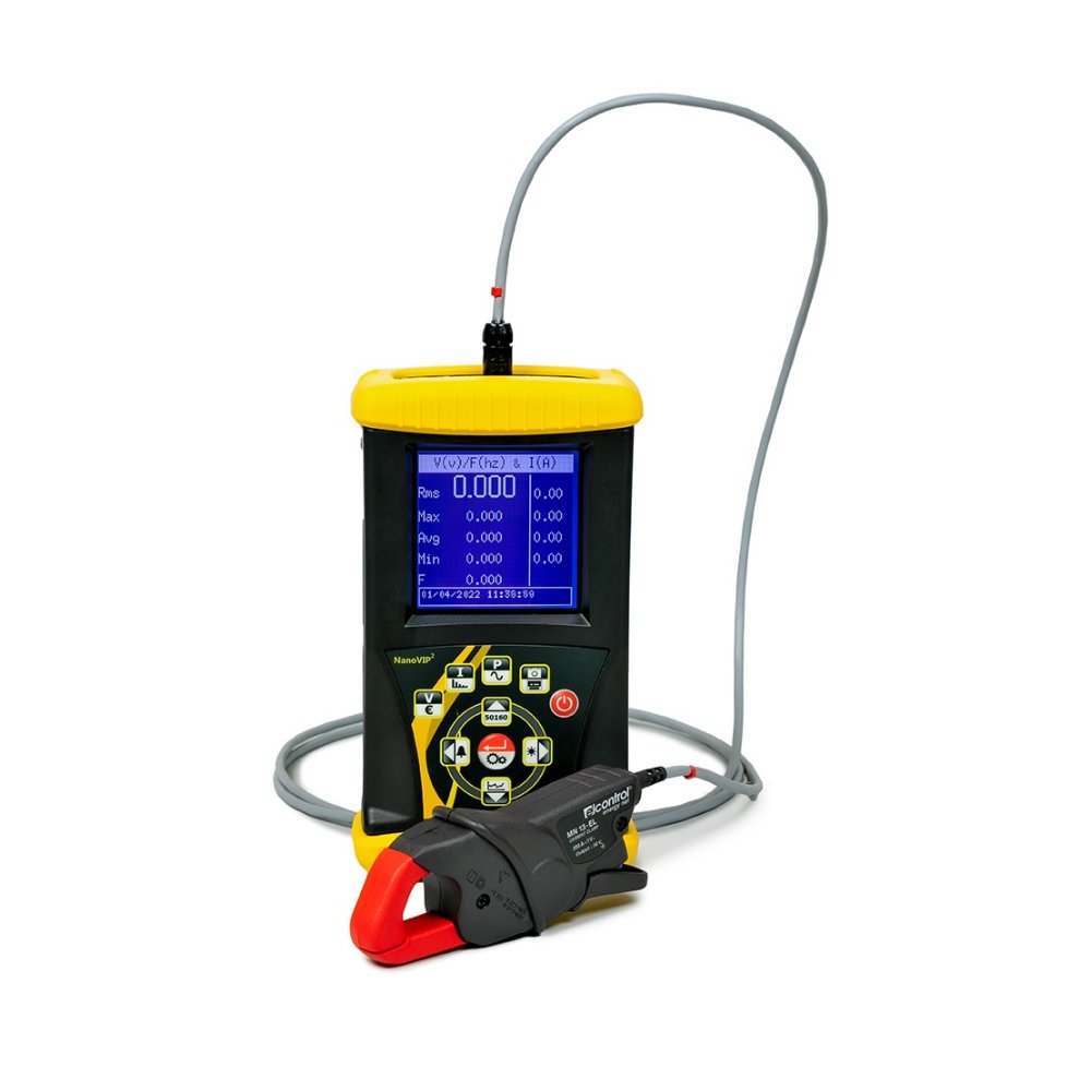 Elcontrol - Monofasige vermogenskwaliteitstester tang 200A - A58110004