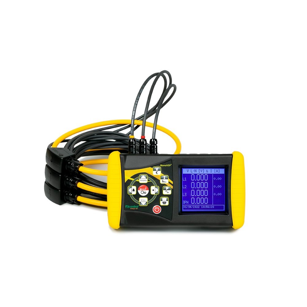 Elcontrol - Driefasige vermogenskwaliteitstester 3x flex 3000A - A58110001