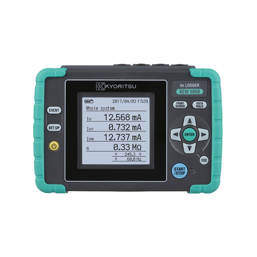 KYORITSU - Verliesstroomlogger met 4 kanalen, True RMS - A11004459