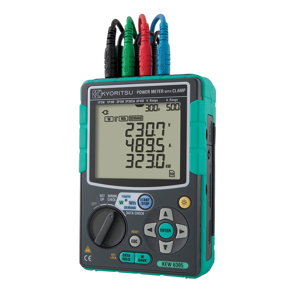 KYORITSU - Vermogenmeter drie fasen/zonder tangen - A11004428