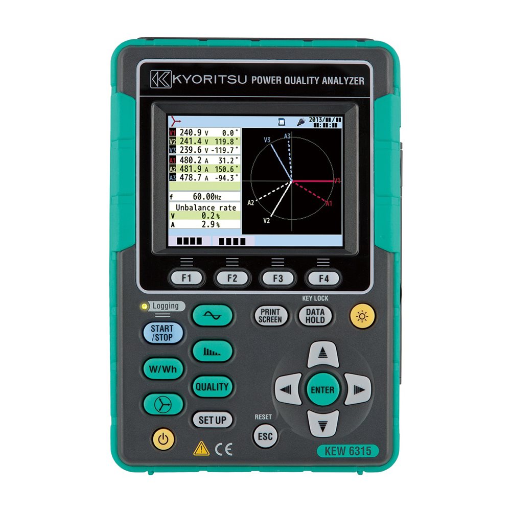 KYORITSU - Netanalyser drie fasen zonder tangen + bluetooth - A11004429