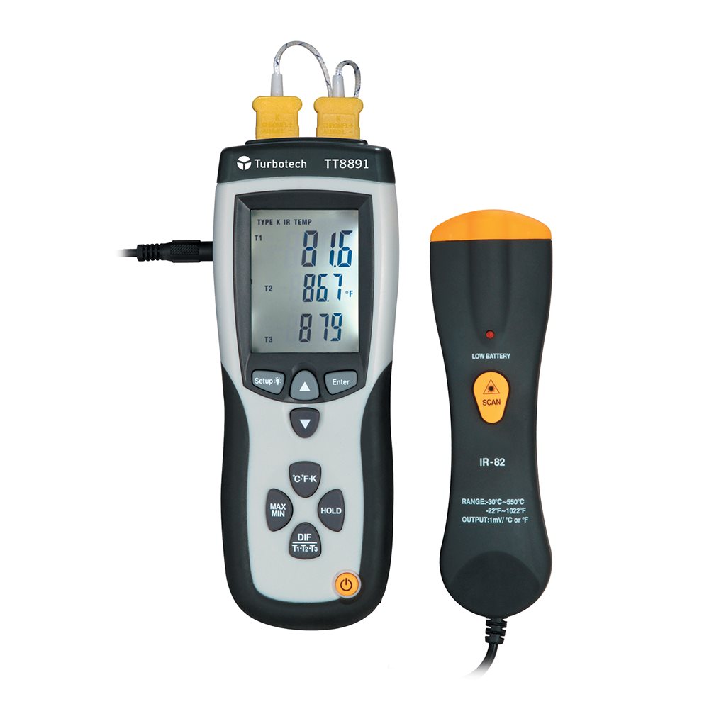 Turbotech - Mano anemometer voor luchtdruk en debiet - A91030403