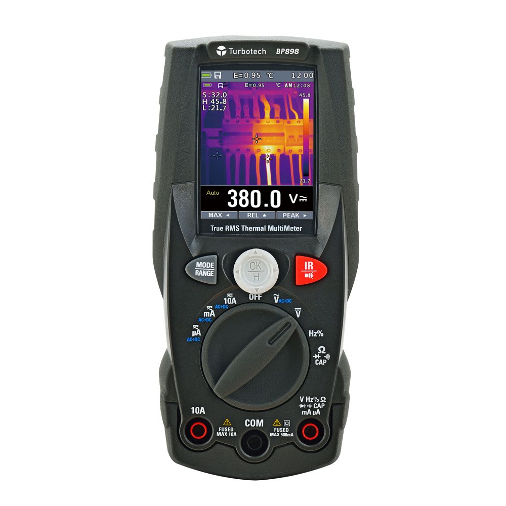 Turbotech - Compact digitale TRMS multimeter + IR beeld 80x60 - A91030340