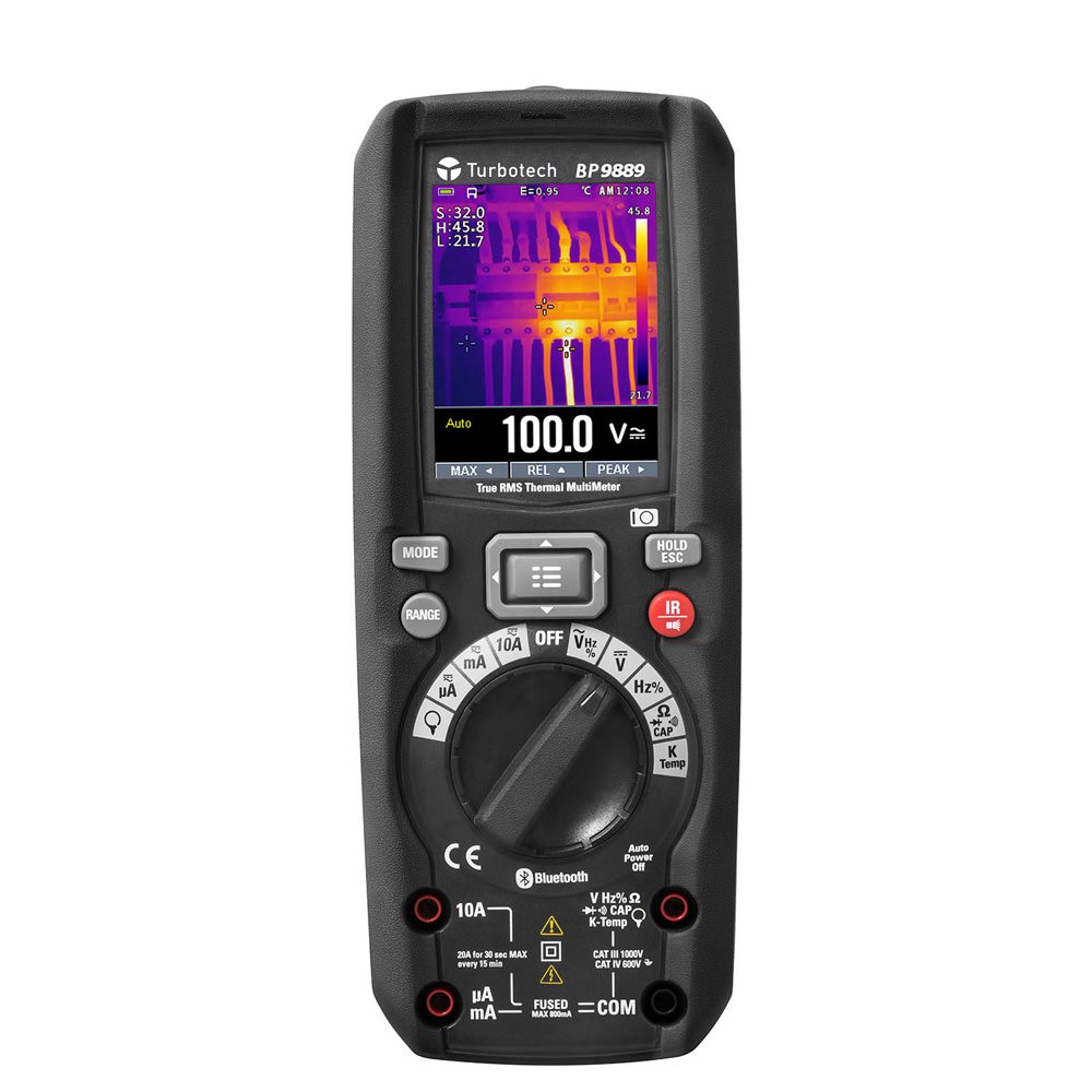 Turbotech - Digitale TRMS industrie multimeter+ IR beeld 80x80 - A91030341