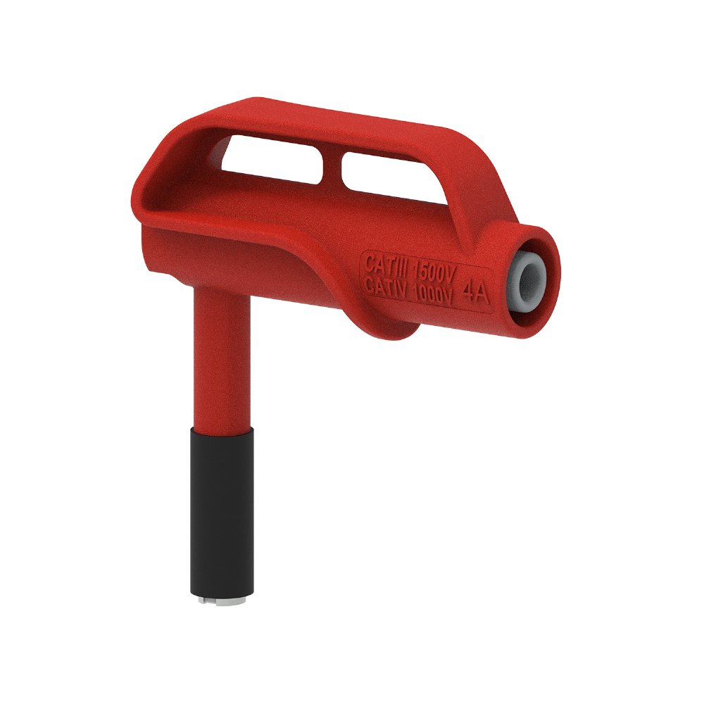 PJP - Rode magnetische hoekige adapter CATIII 1500V - A85000011