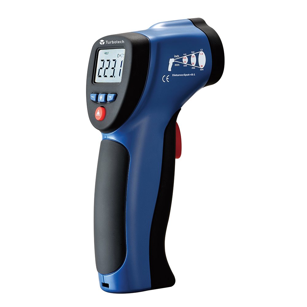 Turbotech - Infrarood thermometer met laser - A91000090